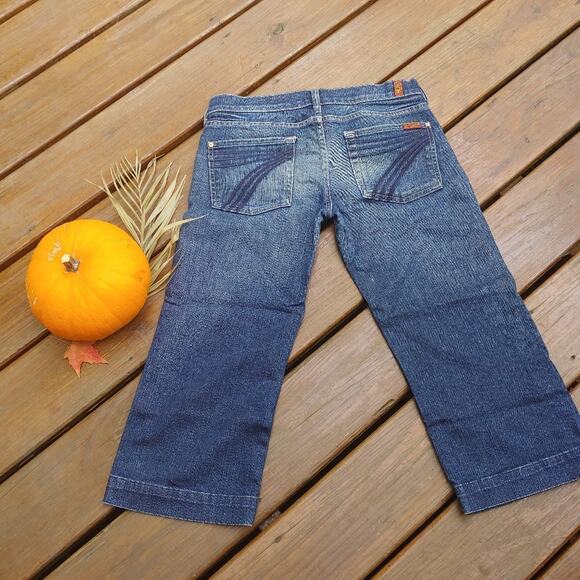 7 for all Mankind Crop Dojo Jeans, 27 - Picture 3 of 11